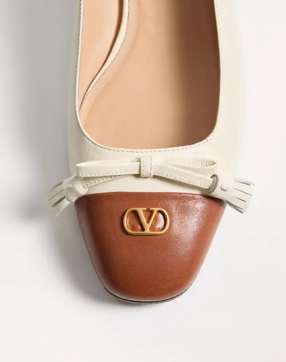 Valentino Valet Du Roi Kidskin Ballerina 25Mm - Image 4
